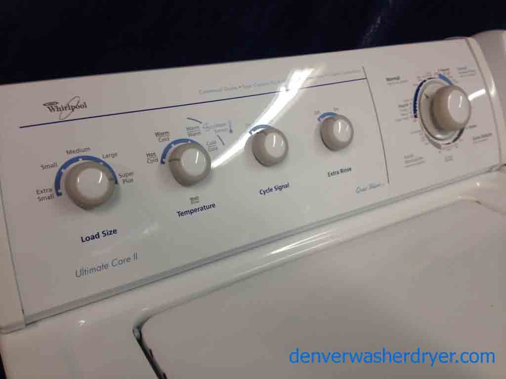 Whirlpool Ultimate Care II, Super Capacity Plus Washer/Dryer Set!