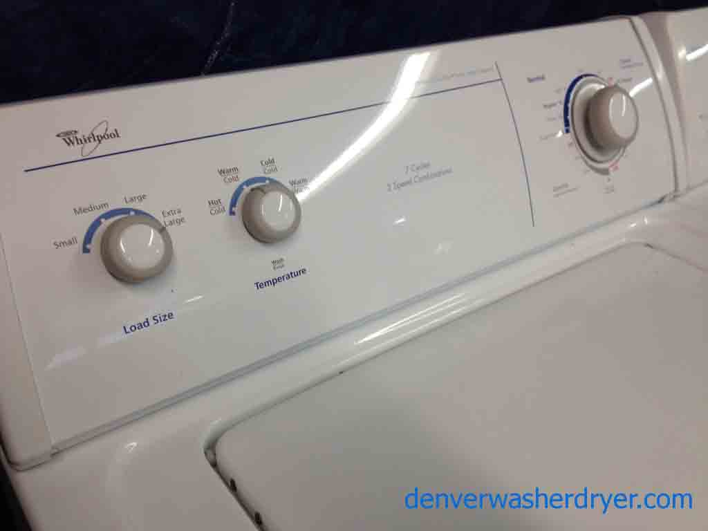 Whirlpool Commercial Quality Washer/Dryer, Extra Large Capacity