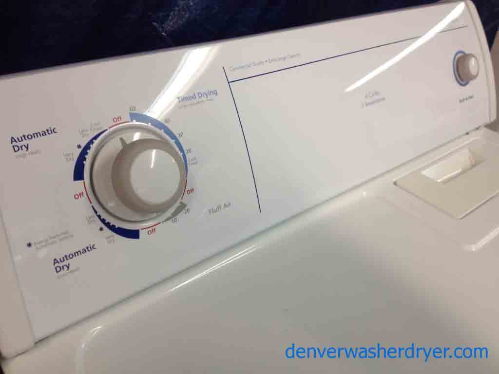 Whirlpool Commercial Quality Washer/Dryer, Extra Large Capacity