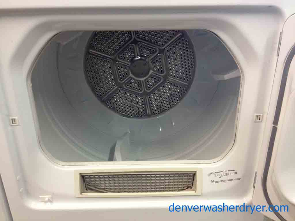 GE Energy Star Washer/Dryer, Stainless Steel Washer Basket, Agitator-less