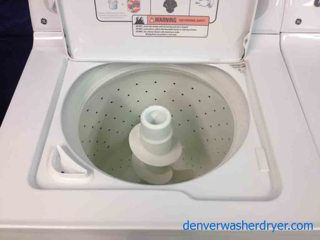 GE Washer/Dryer, Recent Styles, Simple, Great Capacity