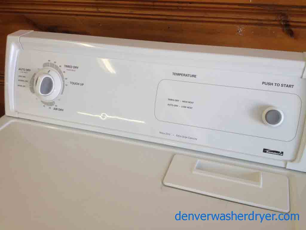 Kenmore Dryer, Simple, Solid