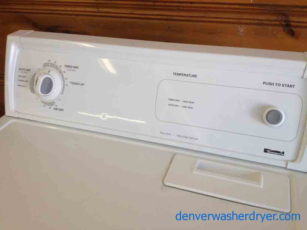 Large Images for Kenmore Dryer, Simple, Solid - #1423