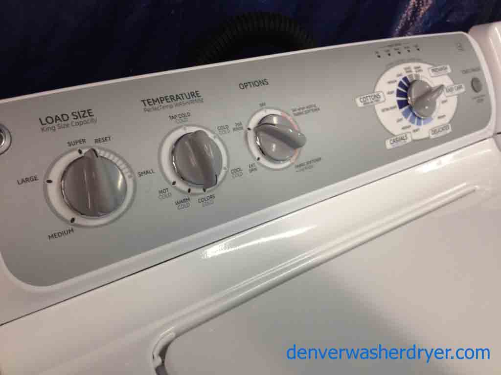 GE Washer/Dryer Set, Energy Star, Stainless Steel Basket and Drum