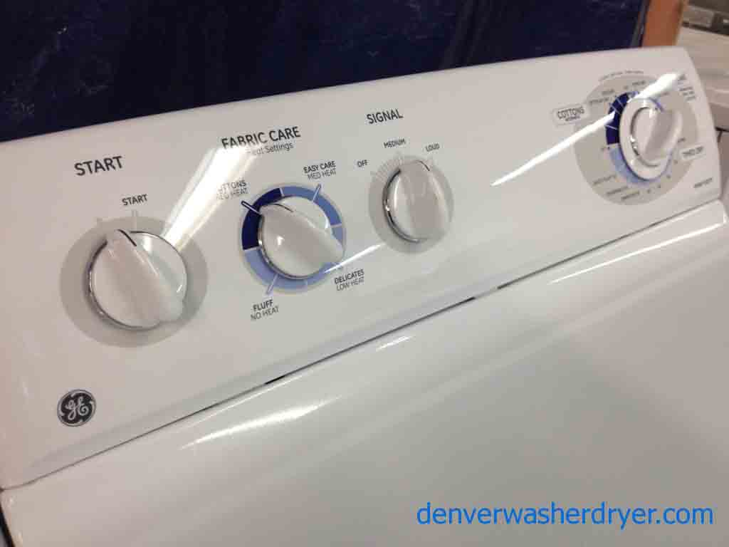 GE Washer/Dryer Set, Energy Star, Stainless Steel Basket and Drum