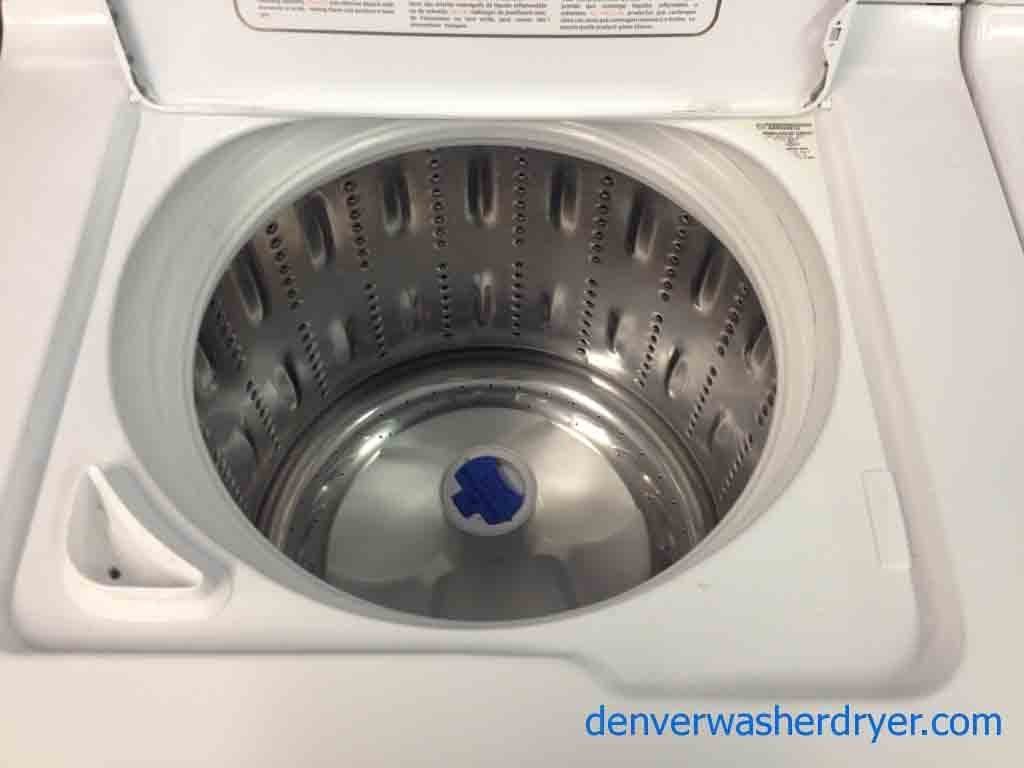 GE Washer/Dryer Set, Energy Star, Stainless Steel Basket and Drum
