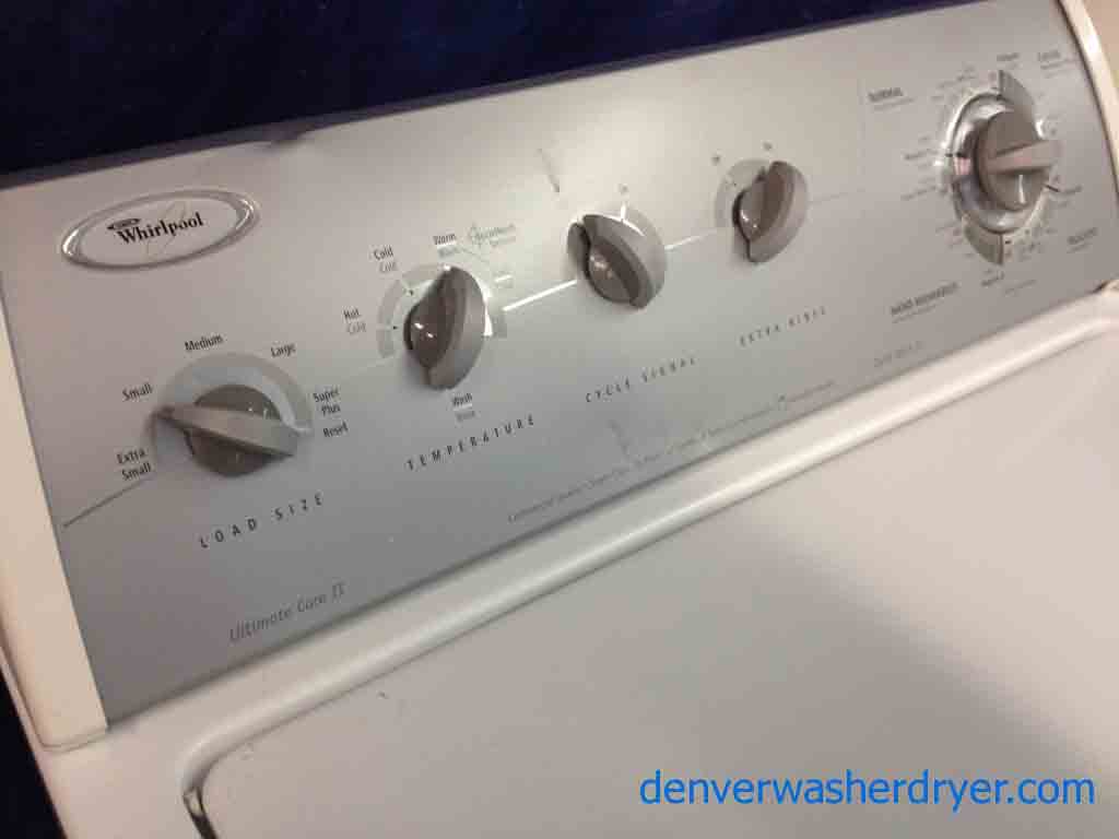 Whirlpool Washer/Dryer, Ultimate Care II, Commercial Quality