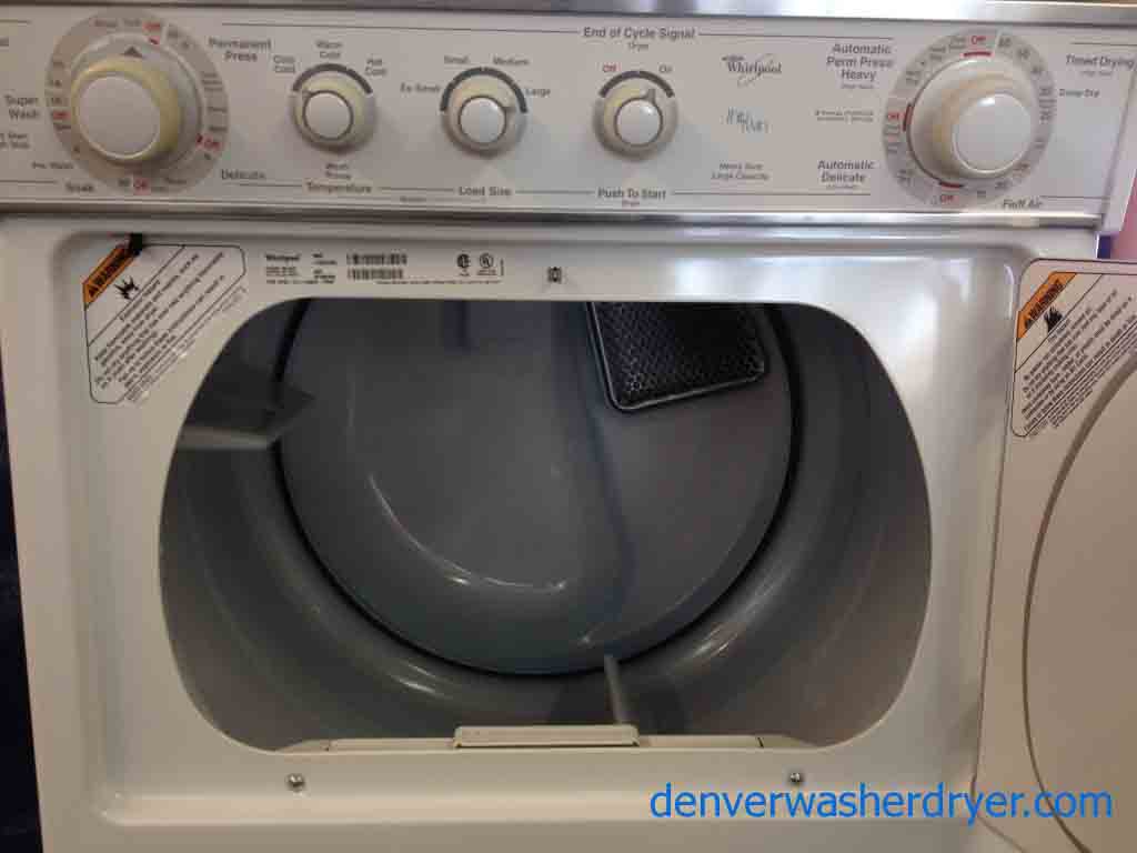 Whirlpool Stack Washer/Dryer, Full Size, Heavy Duty, Amazing!!