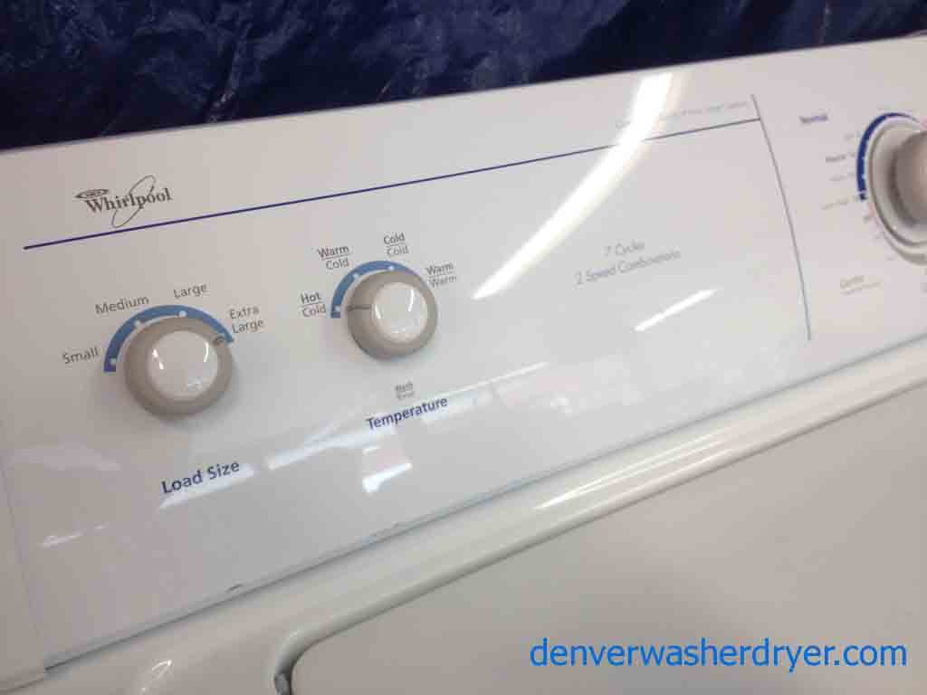 Whirlpool Washer/Dryer, Commercial Quality, Heavy Duty