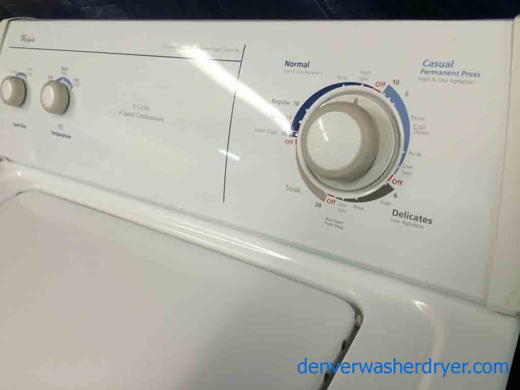 Perfect Whirlpool Washer/Dryer Set