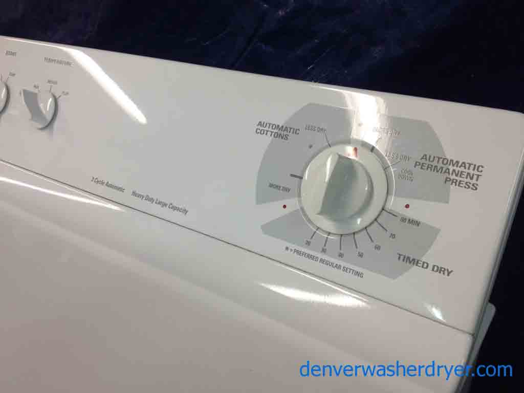 GE Washer/Dryer Set, Simple and Clean, Ready to Use!