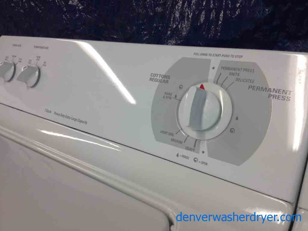 GE Washer/Dryer Set, Simple and Clean, Ready to Use!
