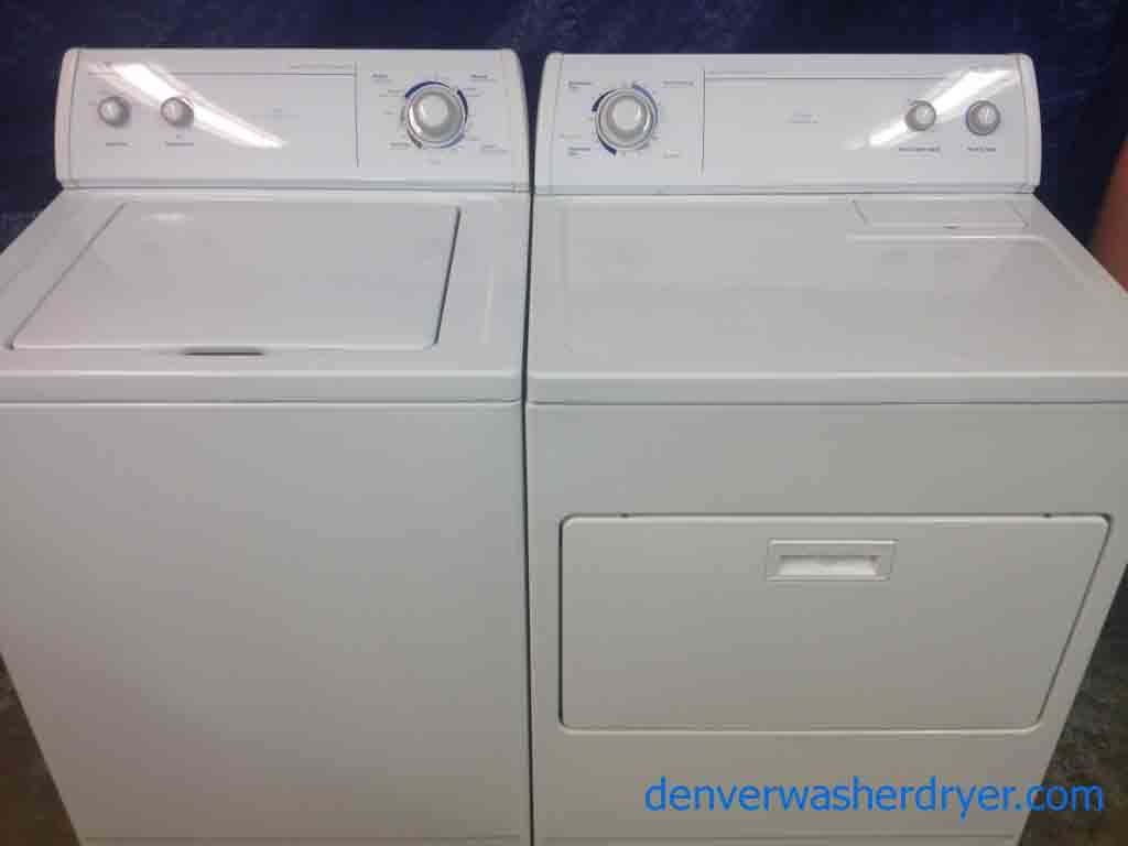 Whirlpool Washer/Dryer, Commercial Quality, Super Capacity Plus