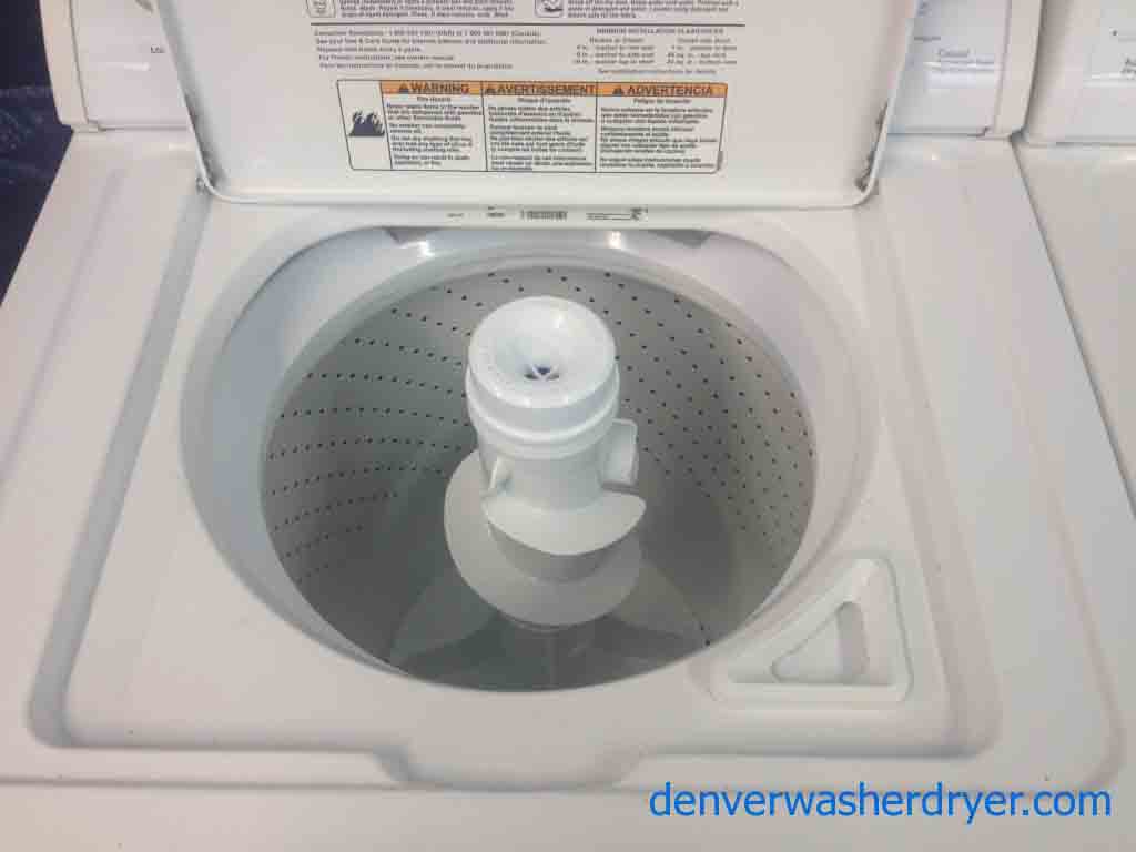 Whirlpool Washer/Dryer, Commercial Quality, Super Capacity Plus