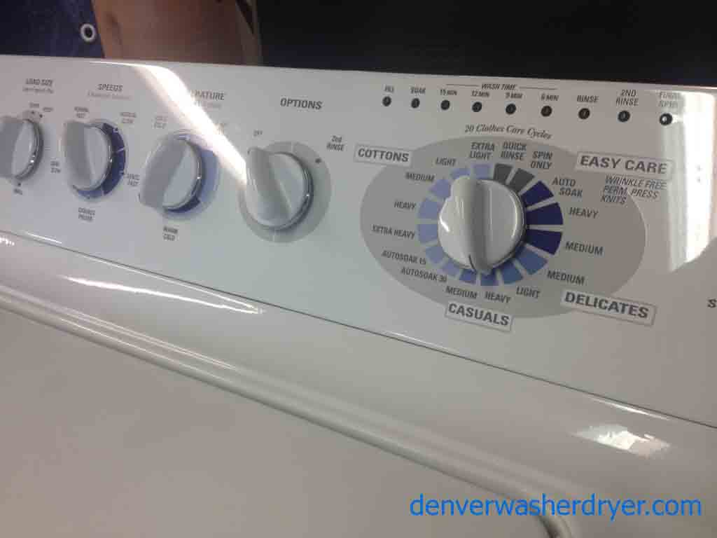 Large Images for GE Washer, Super Capacity Plus 1458
