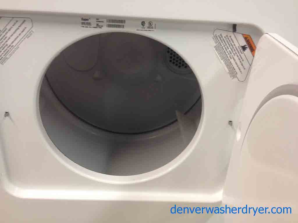 Roper Washer/Dryer Set, by Whirlpool, Super Capacity!