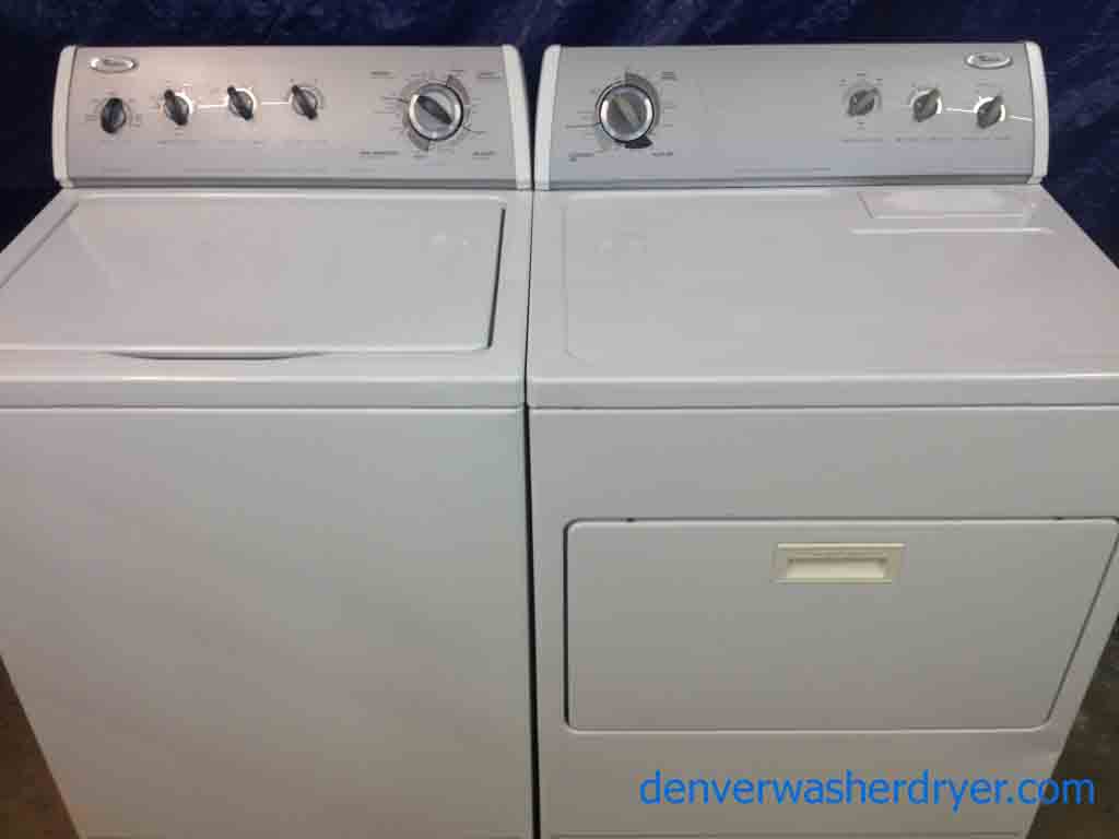 Whirlpool Washer/Dryer Matching Set, Superb Condition, Huge Capacity!
