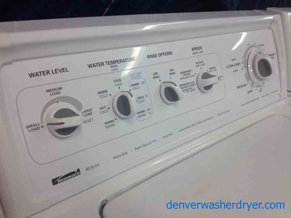 Kenmore 90 Series Washer/Dryer, Nice Matching Set, Super Capacity Plus