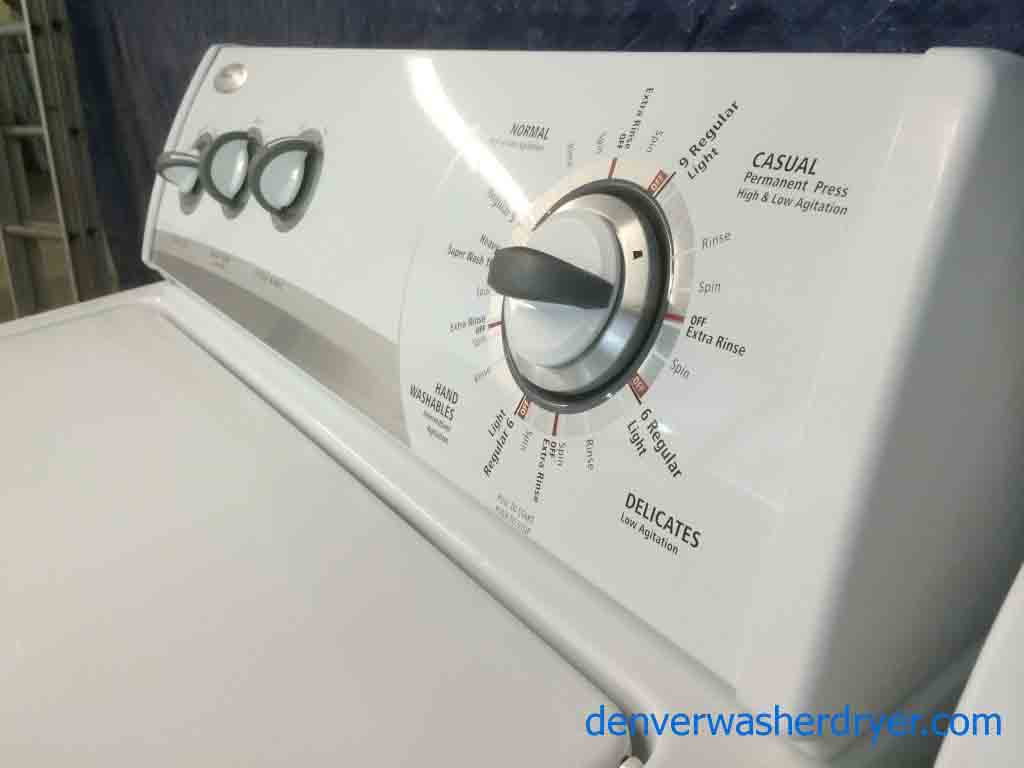 Sweet Deal On Matching Whirlpool Washer/Dryer, Dent Special