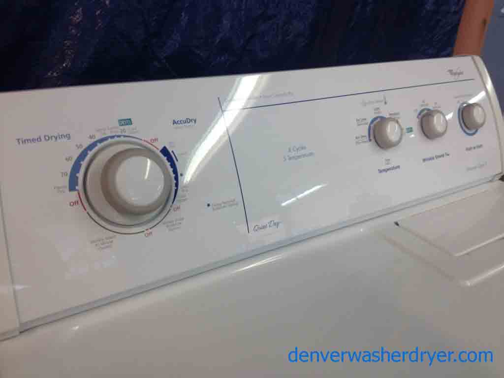 Large Images for Whirlpool Ultimate Care II Dryer E107