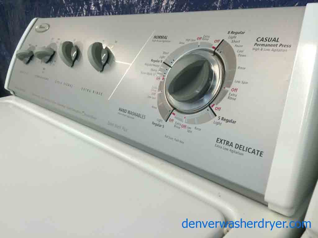 Whirlpool Washer/Dryer, Super Capacity Plus!