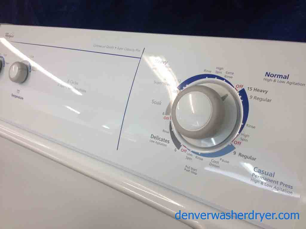 Whirlpool Direct Drive Washer, Super Capacity