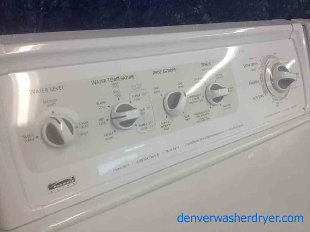 Kenmore Elite Washer/Dryer Set, great condition, full featured, King Size Capacity