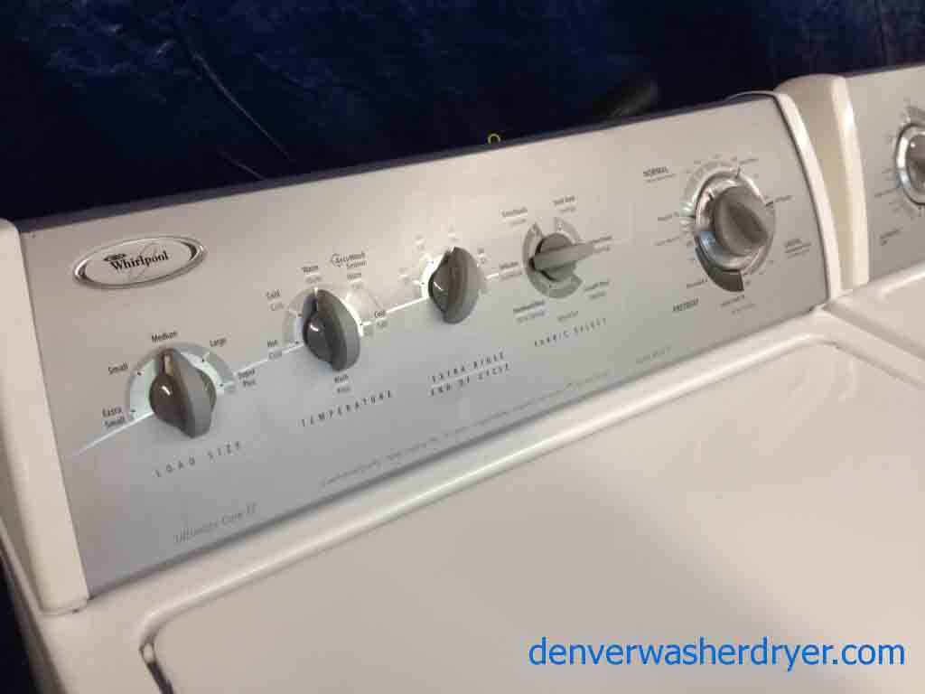 Whirlpool Washer/Dryer, Fabulous Ultimate Care II Series, Super Capacity Plus, Matching