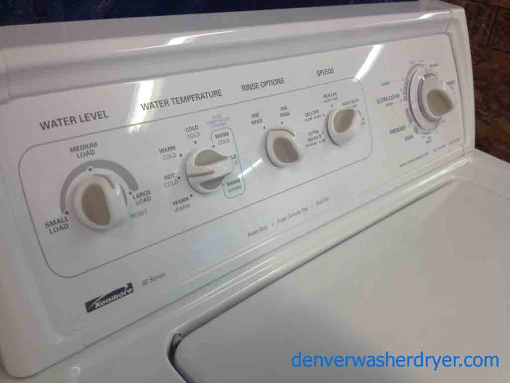 Kenmore 80 Series Washer/Dryer Set, Super Capacity Plus, Direct Drive