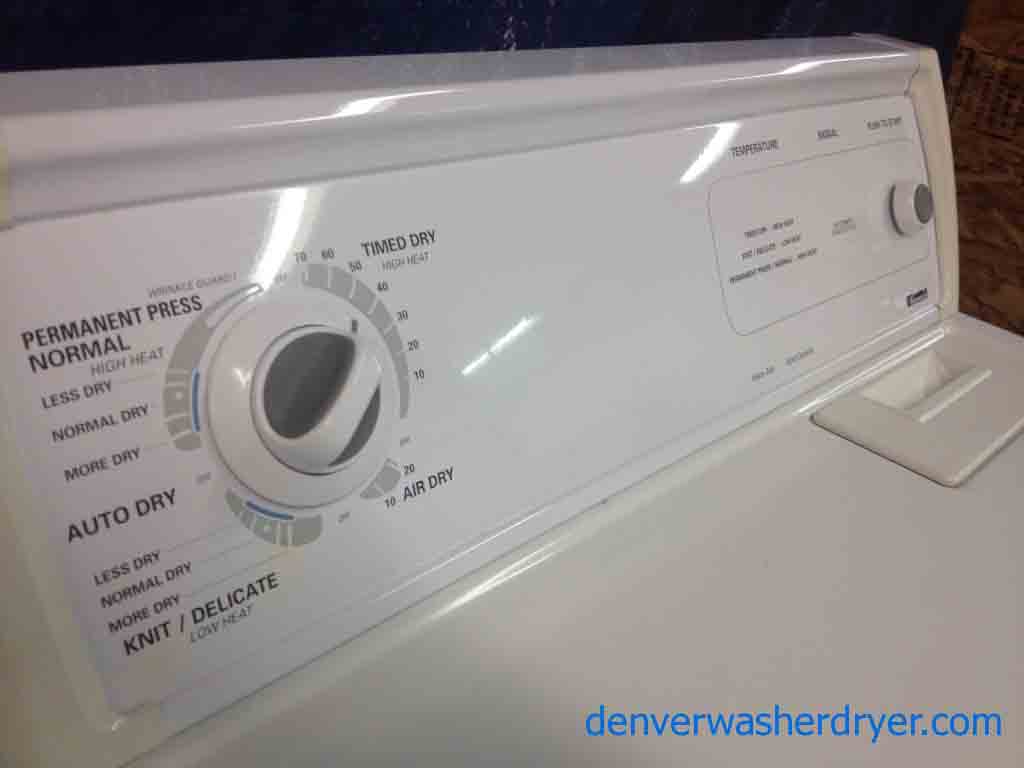 Kenmore Super Capacity Washer/Dryer Set, Simple