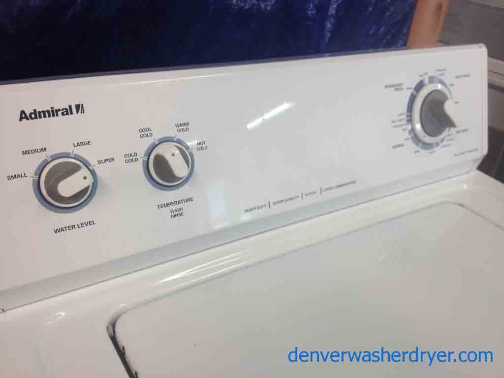 Admiral Washer, Super Capacity, Direct Drive