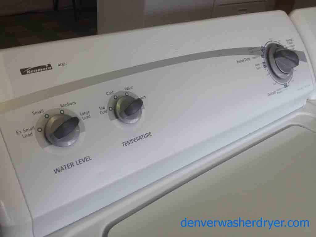Matching Kenmore 400 Series Washer/Dryer, Super Clean, Recent