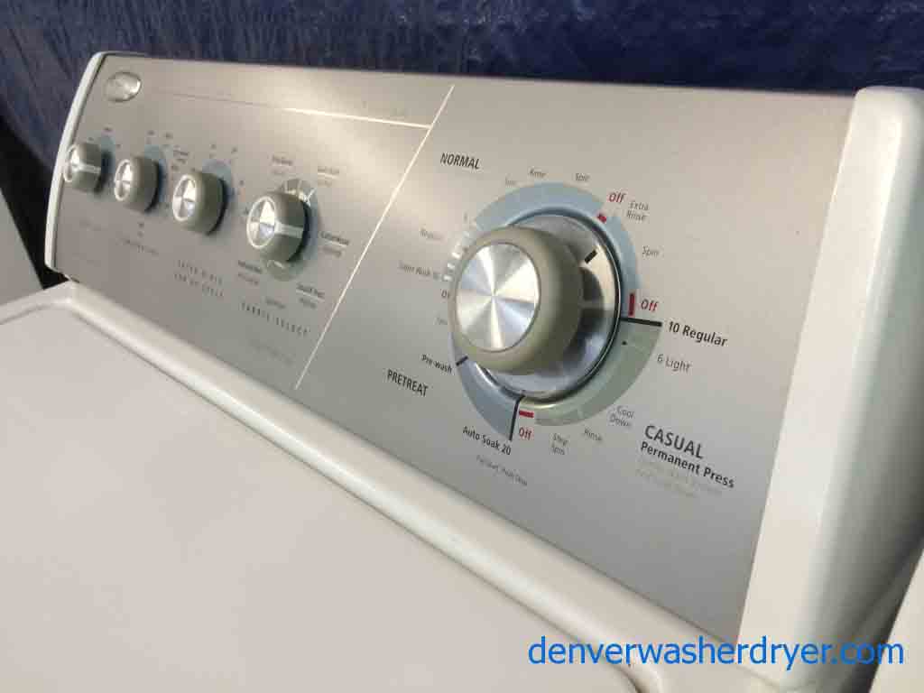 Whirlpool Gold Washer/Dryer Set, Super Capacity Plus!