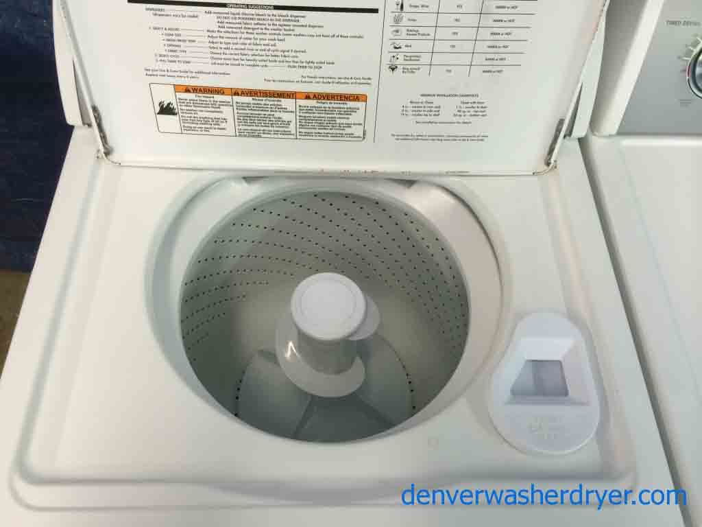 Whirlpool Gold Washer/Dryer Set, Super Capacity Plus!