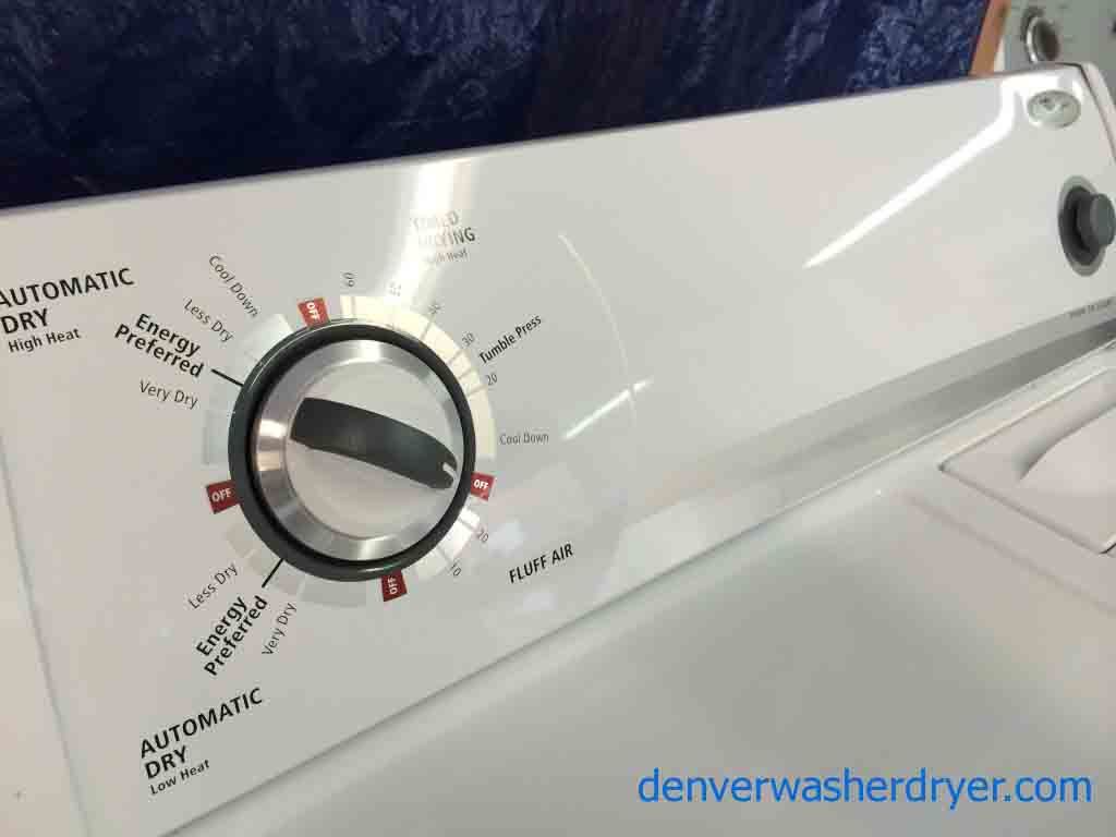 Whirlpool Washer/Dryer Set, Recent Models, Excellent Condition, Dent Special!