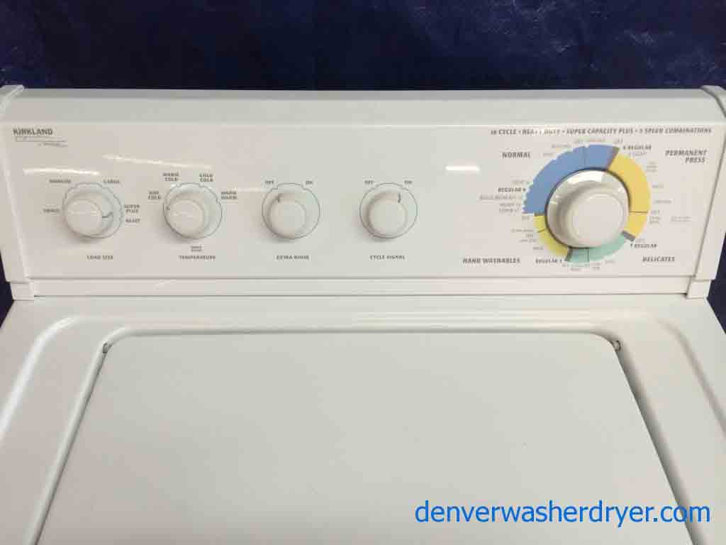 Kirkland Signature Washer, by Whirlpool, Super Capacity Plus