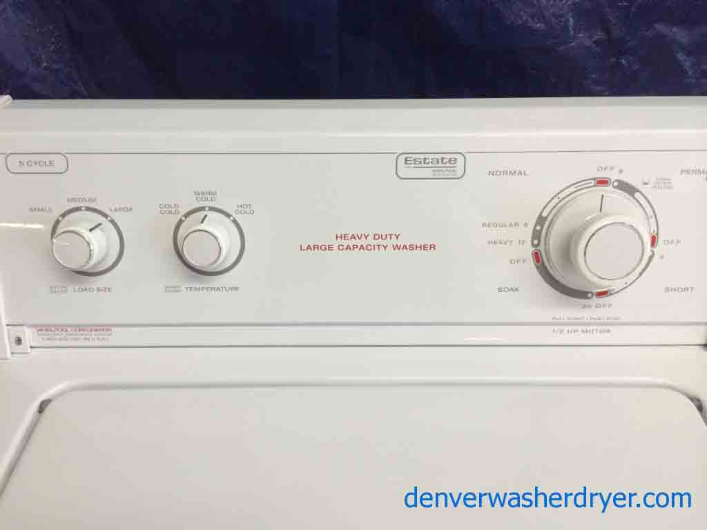 Estate Washer, by Whirlpool, hard to come by 24 inch unit