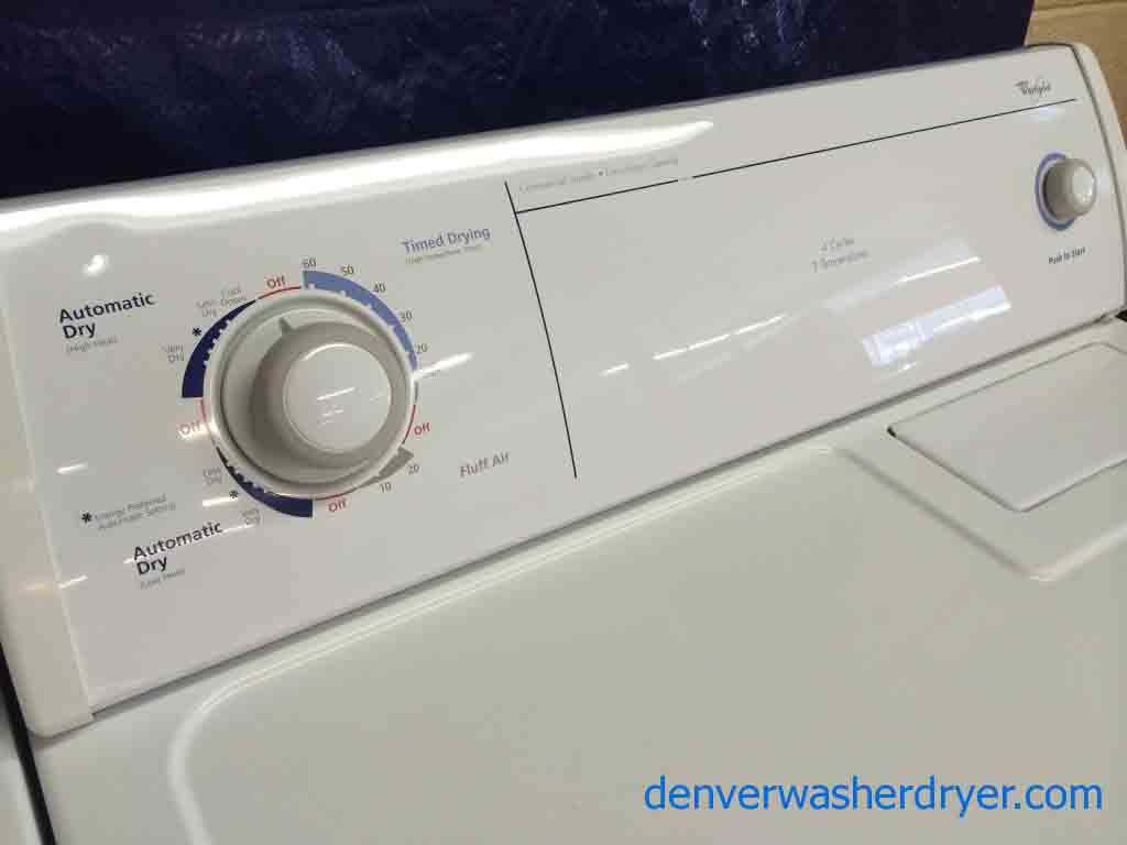 Whirlpool Commercial Quality Washer/Dryer, Extra Large Capacity