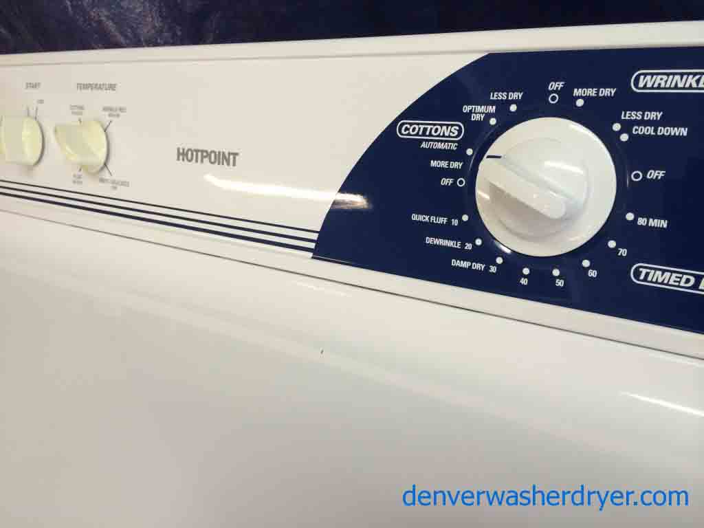 Great Hotpoint Dryer, Electric, Extra Large Capacity