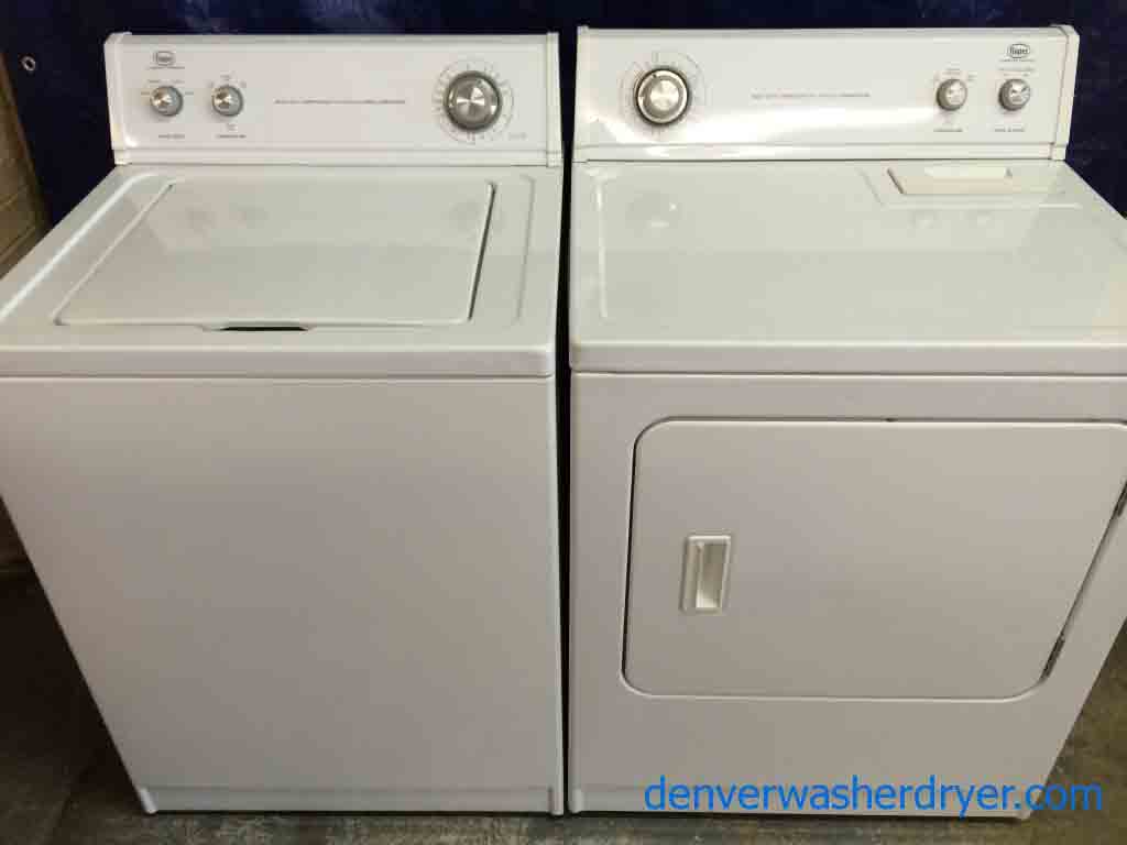 Roper Washer/Dryer Set, by Whirlpool, Super Capacity, Great Set!