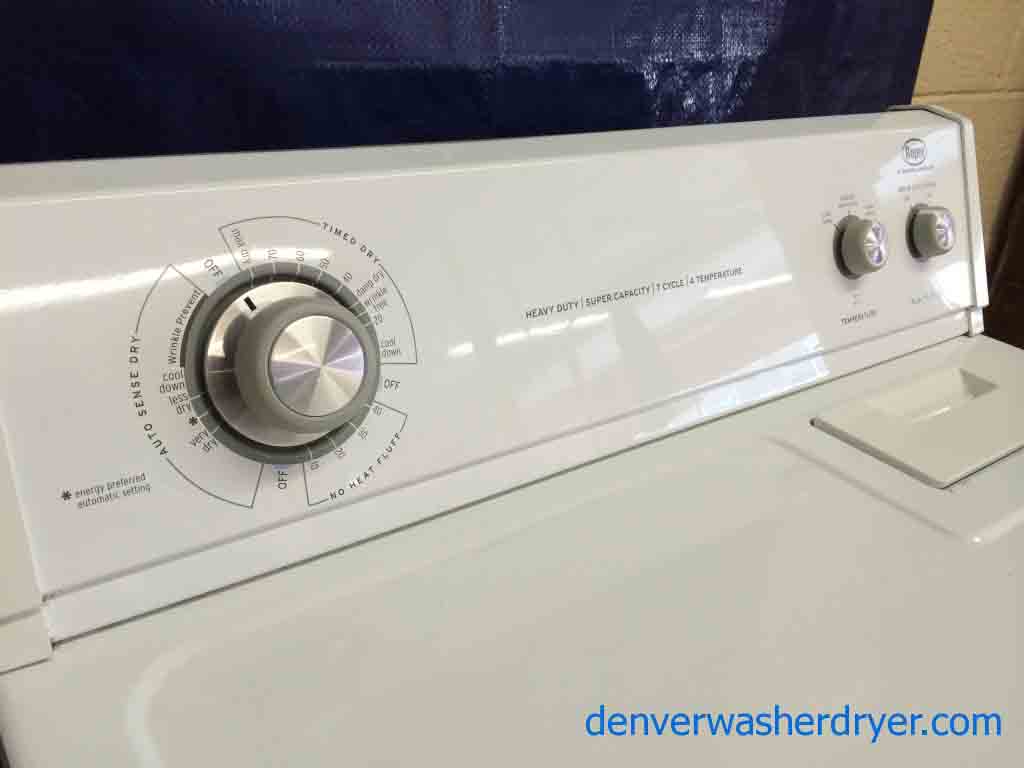 Roper Washer/Dryer Set, by Whirlpool, Super Capacity, Great Set!