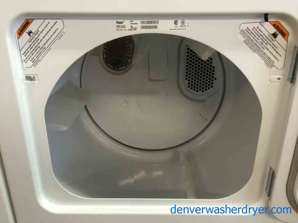 Roper Washer/Dryer Set, by Whirlpool, Super Capacity, Great Set!
