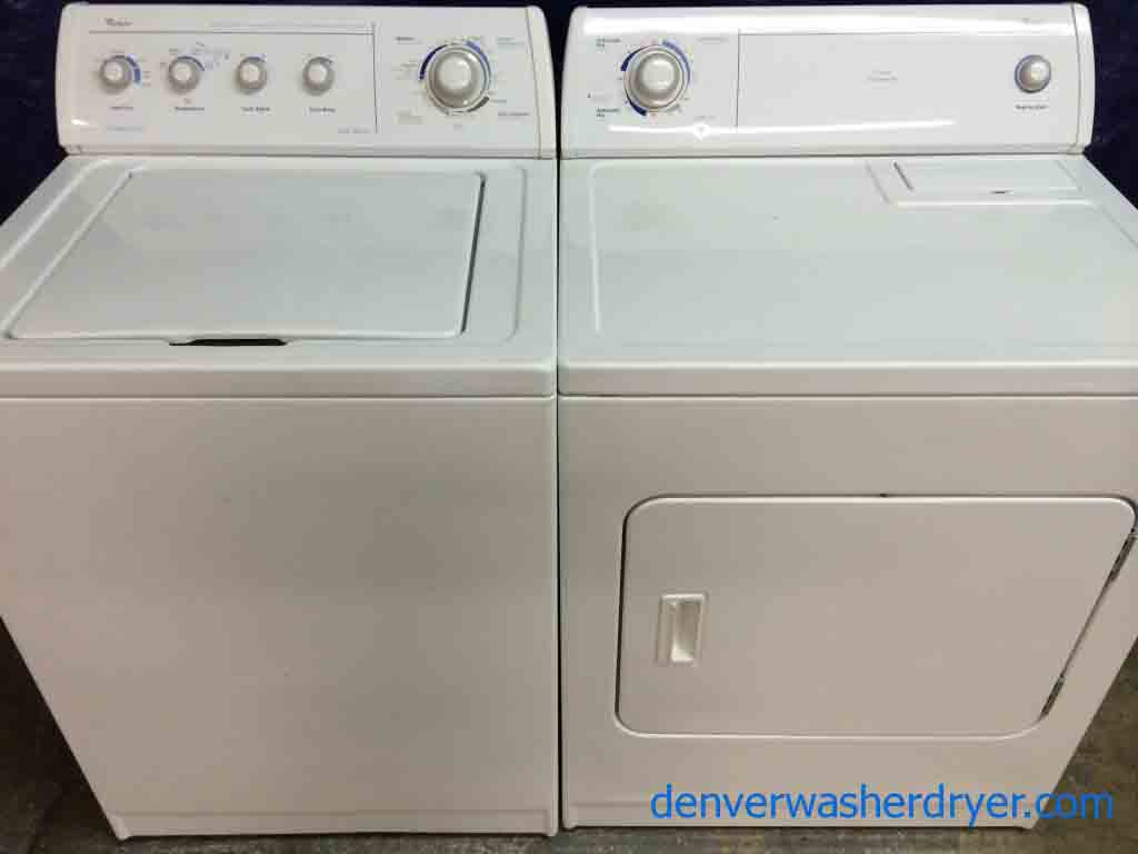 Whirlpool Washer/Dryer, Super Capacity Plus, Solid, Dependable