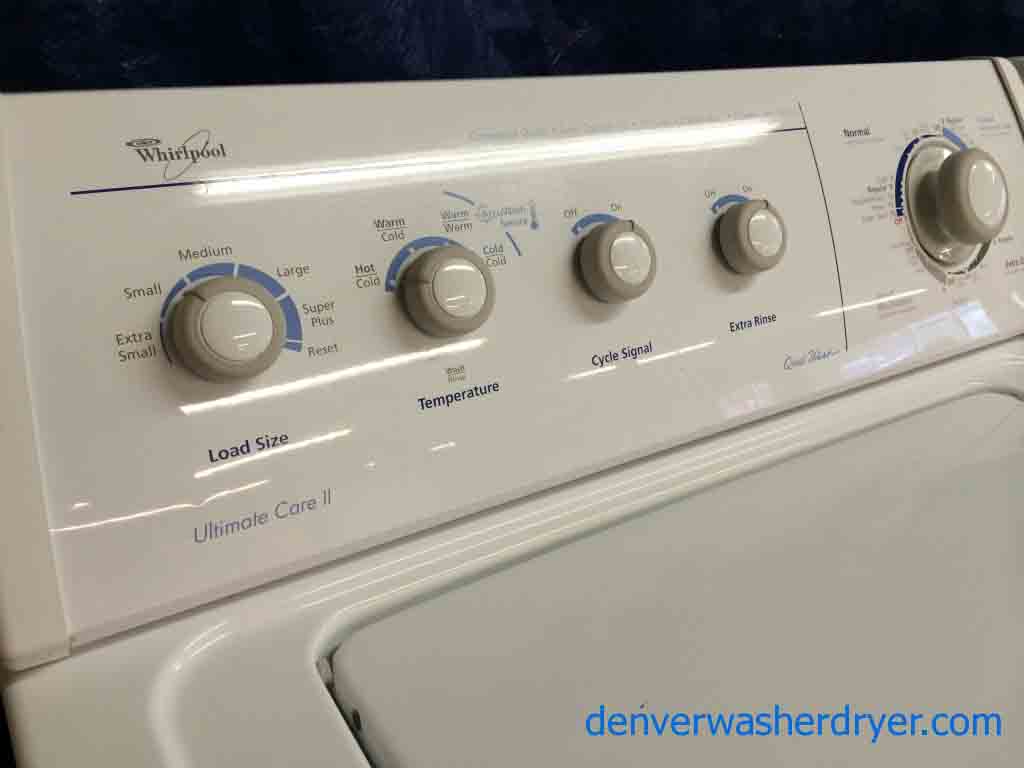 Whirlpool Washer/Dryer, Super Capacity Plus, Solid, Dependable
