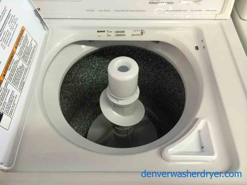 Kenmore Washer/Dryer Set, Super Capacity, Basic Settings
