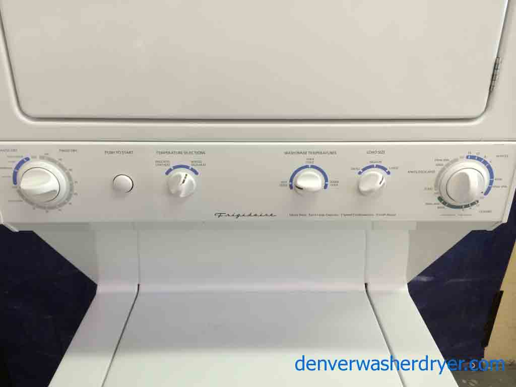 Frigidaire Stack Washer/Dryer, Great Condition, Full Featured, Heavy Duty