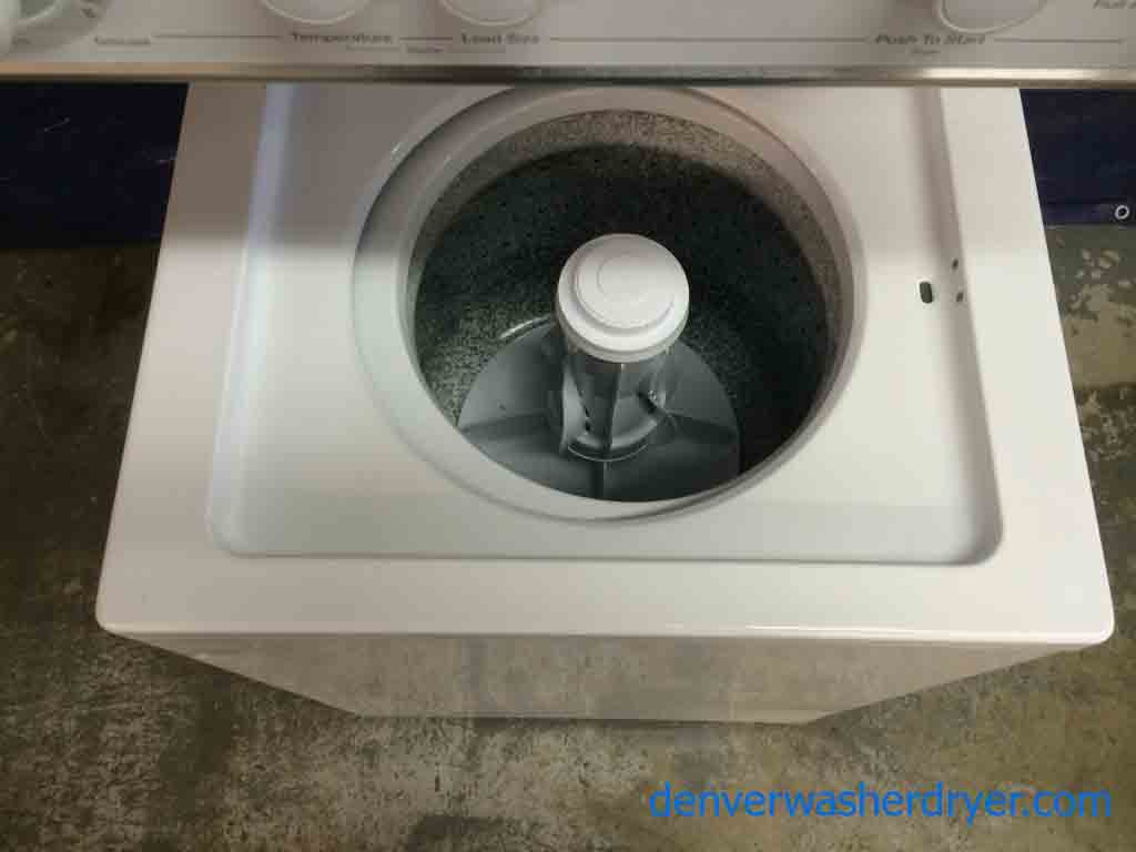 Apartment Sized 24″ Whirlpool Thin Twin Washer/Dryer Stackable Set