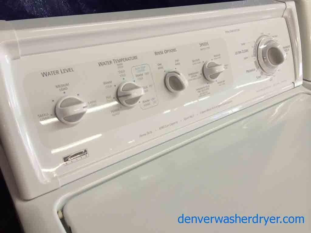 Kenmore Elite Washer/**GAS** Dryer Set, Reliable Matching Units