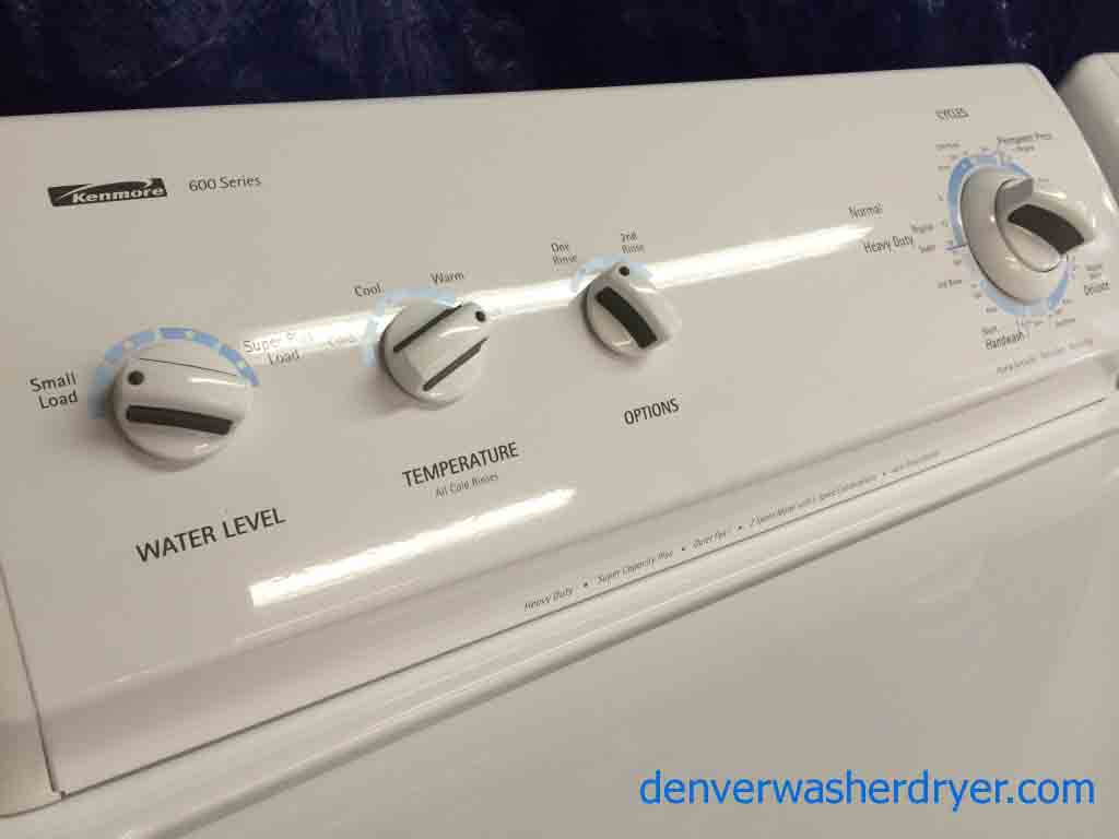 Kenmore 600 Washer/Dryer Set, Recent Models, Super Nice!