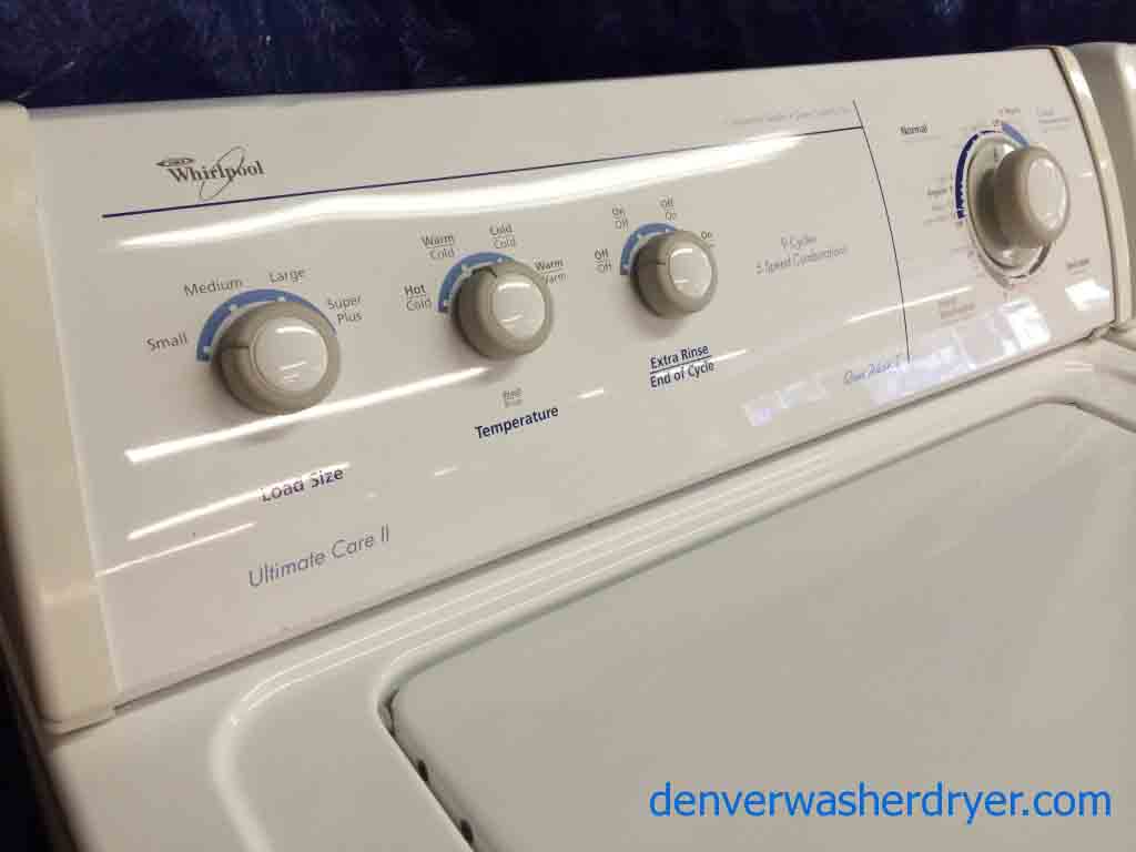 Whirlpool Commercial Quality Washer/Dryer Set, Super Capacity Plus